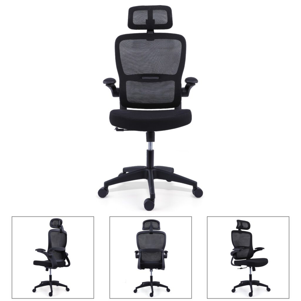 black-mesh-high-backed-office-chair-with-adjustable-headrest-and-flip-up-armrests