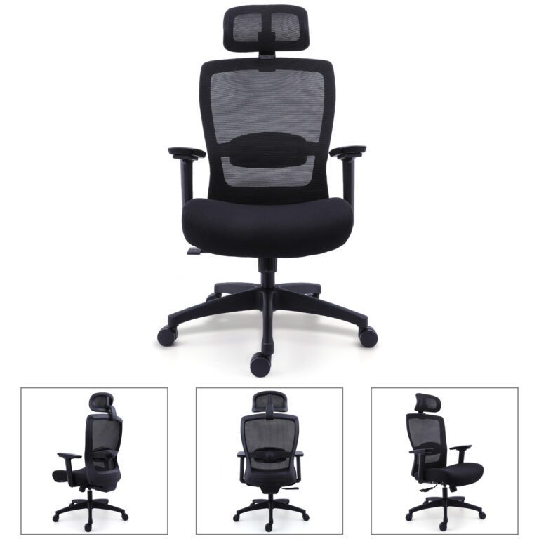 black-extra-cushioning-office-chair-with-adjustable-headrest-and-lumbar-support
