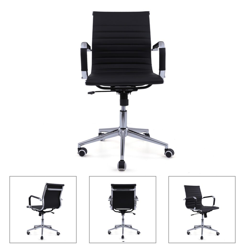 black-chrome-contemporary-executive-office-chair