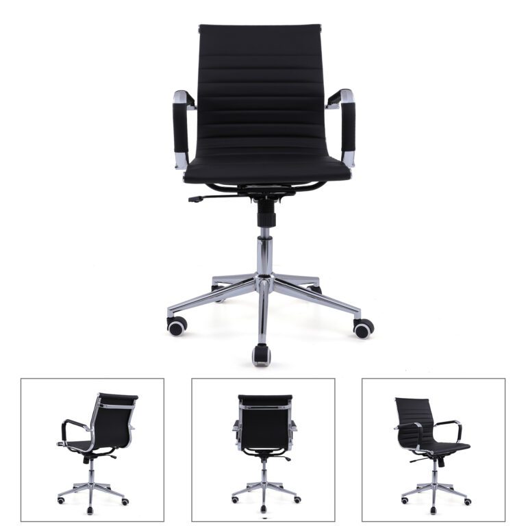 black-chrome-contemporary-executive-office-chair