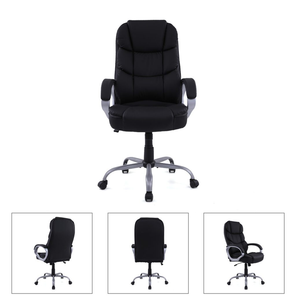 black-faux-leather-executive-meeting-room-chair