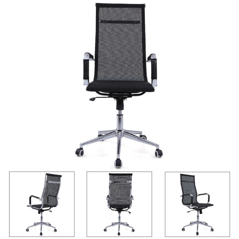 black-chrome-high-mesh-back-office-chair